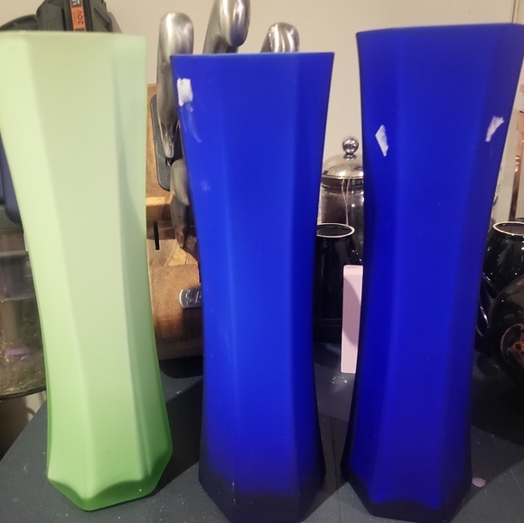 3 colored vases - Picture 1 of 1